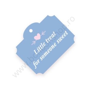 Eticheta \"Little treat for someone sweet\" mare