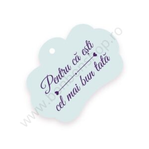 Eticheta \"Pentru că ești cel mai bun tată\"