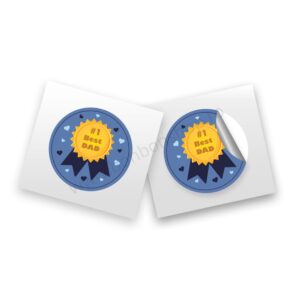 Sticker „Best Dad” (2 buc)