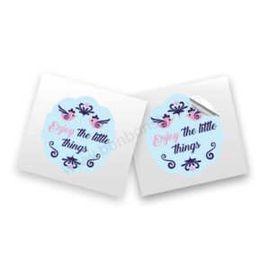Sticker „Enjoy the little things” (2 buc)