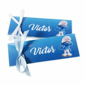 Ciocolată cu ambalaj personalizabil – ștrumf (buc)