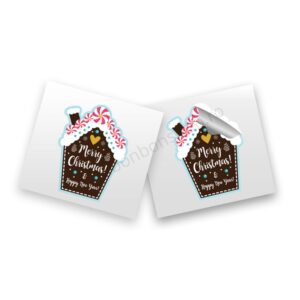 Sticker „Casă de turtă dulce” (2 buc)