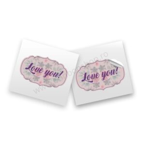Sticker „Love you!” (2 buc)