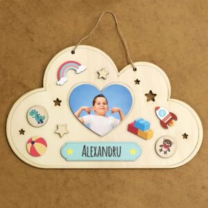 Decorațiune personalizabilă mare - copil și jucării