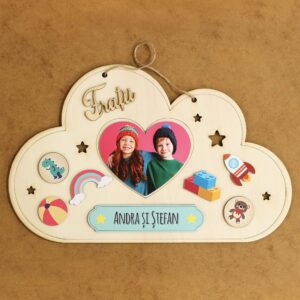 Decorațiune personalizabilă mare - „Frații”