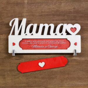 Decorațiune personalizabilă „Mama”