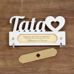 Decorațiune personalizabilă „Tata”