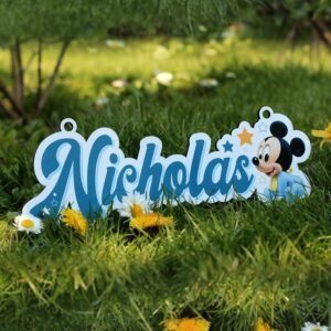 Decorațiune în forma numelui - Mickey