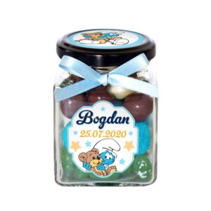 Borcan cu dulciuri „Ștrumf” blue (buc)
