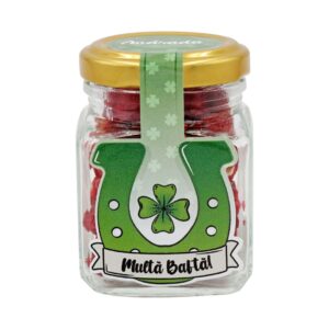 Borcan „Multă baftă!” - personalizabil