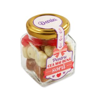 Borcan „Pentru cea mai buna soră” - personalizabil