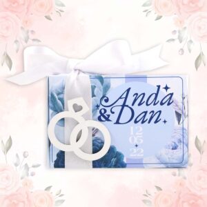 Mărturie cutie Blue