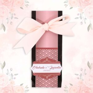 Mărturie pungă 50g pink
