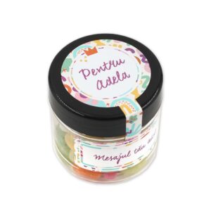 Borcan personalizabil cu jelly beans asortate