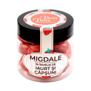 Migdale in invelis de iaurt cu capsuni - 80g (buc)