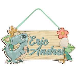 Decorațiune mare de cameră “Dinozaur” – personalizabilă