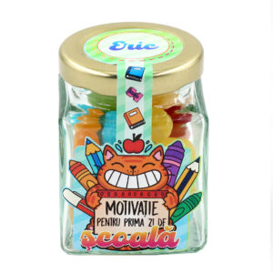 Borcan „Motivație pentru prima zi de școală” - personalizabil