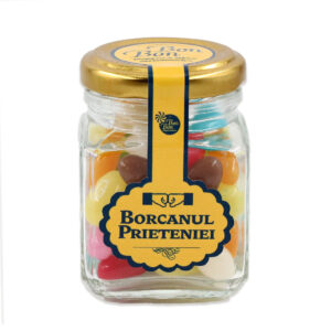 Borcan ,,Prietenie\'\' jelly beans asortate