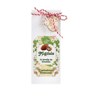 Pungă cu migdale în înveliș tiramisu „O primăvară frumoasă”